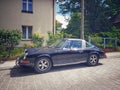 Old classic vintage veteran German convertible sports car Porsche 911 Carrera