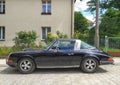 Old classic vintage veteran German convertible sports car Porsche 911 Carrera