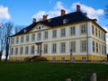 Old classical style manor house Fyn Funen Denmark Royalty Free Stock Photo