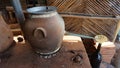 Old clay jar used to distill