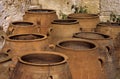 Old clay jars Royalty Free Stock Photo