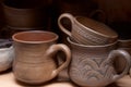 Old clay pots Royalty Free Stock Photo