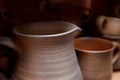 Old clay pots Royalty Free Stock Photo