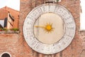 Old clock of the Church in Venice Royalty Free Stock Photo