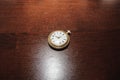 Old watches on the desk Royalty Free Stock Photo