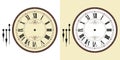 Old Clock face Clip art