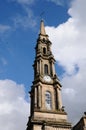 Old clock in greenock Royalty Free Stock Photo