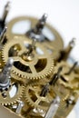 Old clock machine Royalty Free Stock Photo