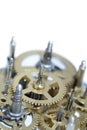 Old clock machine Royalty Free Stock Photo