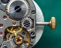 Old clock mechanism Royalty Free Stock Photo