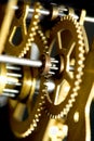 Old clock mechanism Royalty Free Stock Photo