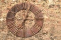 Old clock removed from Zagreb cathedral, Zagreb, Croatia Royalty Free Stock Photo