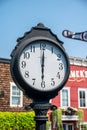 An old clock at the Saskatoon Farm