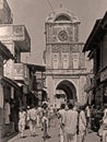 Old Clock tower at Idar Town Sabarkantha Royalty Free Stock Photo