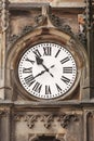 Old clock on a tower Royalty Free Stock Photo