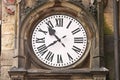 Old clock on a tower Royalty Free Stock Photo