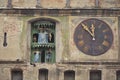 Old clock tower, Sighisoara, Romania Royalty Free Stock Photo