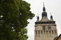 Old clock tower, Sighisoara, Romania Royalty Free Stock Photo