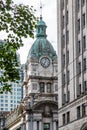 Old Clock Tower Among Towers Royalty Free Stock Photo