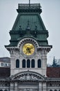 old clock tower in venice italy, photo as a background Royalty Free Stock Photo