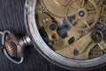 Old clockwork close up Royalty Free Stock Photo
