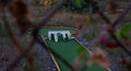 Old closed and abandoned mini-golf
