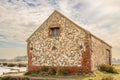 Old coal barn. Thornham Old Harbour, England, UK. Royalty Free Stock Photo