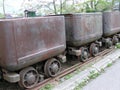 Old Coal Carts Royalty Free Stock Photo