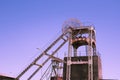 Old coal extraction tower in Lota. Chili. Royalty Free Stock Photo