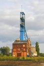 Old coal mine shaft Royalty Free Stock Photo