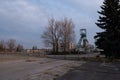 Old coal mine shaft, KarvinÃÂ¡ Czech Royalty Free Stock Photo