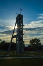 Old coal mine shaft Royalty Free Stock Photo