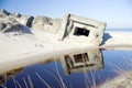 Old coastal military bunker Royalty Free Stock Photo