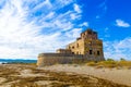 The old coastal salt tower near Piombino in Tuscany, Italy Royalty Free Stock Photo