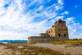 The old coastal salt tower near Piombino in Tuscany, Italy Royalty Free Stock Photo