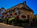 Old coastal village. Shanklin Chine, on the Isle of Wight, England Royalty Free Stock Photo