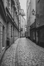 Old cobbled street of Stockholm Royalty Free Stock Photo