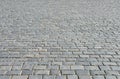 Old cobblestone pavement. Royalty Free Stock Photo