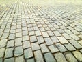 Old cobblestone road background texture Royalty Free Stock Photo