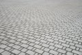 Old cobblestone pavement close-up. Royalty Free Stock Photo