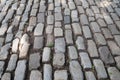 The old cobblestone street. Royalty Free Stock Photo