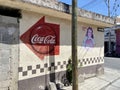 Old Coca Cola Advertisement in Rioverde Central Mexico Royalty Free Stock Photo
