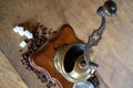 Old coffee grinder Royalty Free Stock Photo