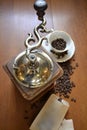 Old coffee grinder Royalty Free Stock Photo