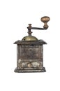 Old coffee grinder isolated Royalty Free Stock Photo