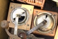 old coffee grinders Royalty Free Stock Photo