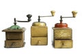 Old Coffee Grinders Royalty Free Stock Photo