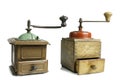 Old Coffee Grinders Royalty Free Stock Photo