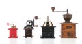 Old coffee grinders Royalty Free Stock Photo
