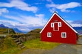 Coffee house in East Fjords, Iceland Royalty Free Stock Photo